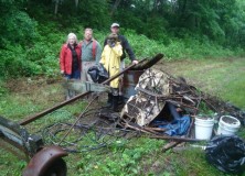 Creek Clean-up Debris