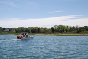 Benthic Habitat Mapping Ponton Boat